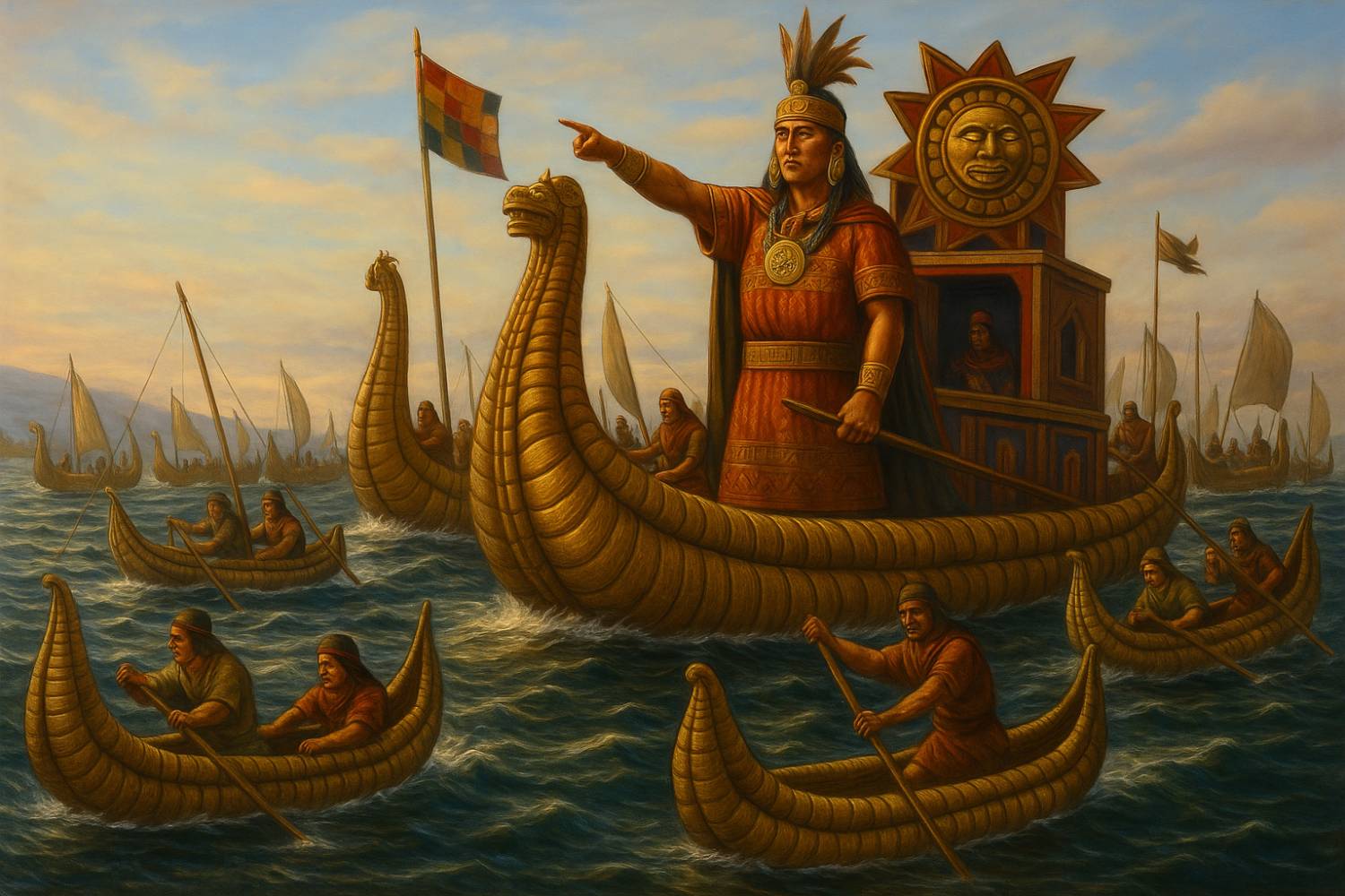 Túpac Yupanqui sailing the waters to discover Polynesia | Ultimate Trekking