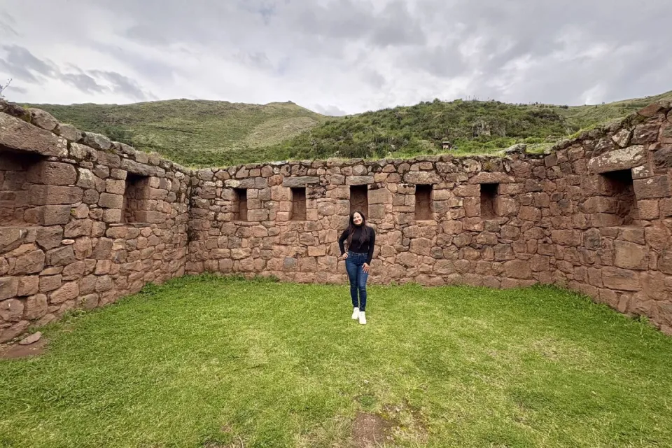 Girl posing inside royal enclosures | Ultimate Trekking