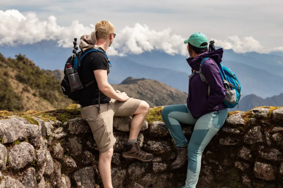 Tourists taking pictures on the Inca Trail | Ultimate Trekking