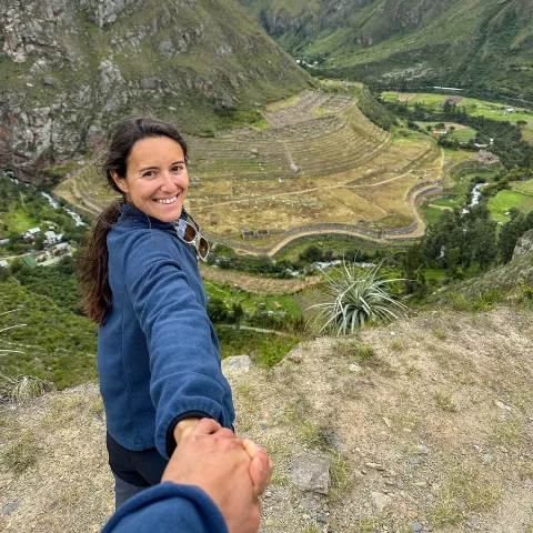 Tourists taking photos with Llactapata | Ultimate Trekking