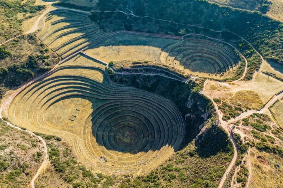 The archaeological site of Moray, one of the destinations of the Sacred Valley| Ultimate Trekking