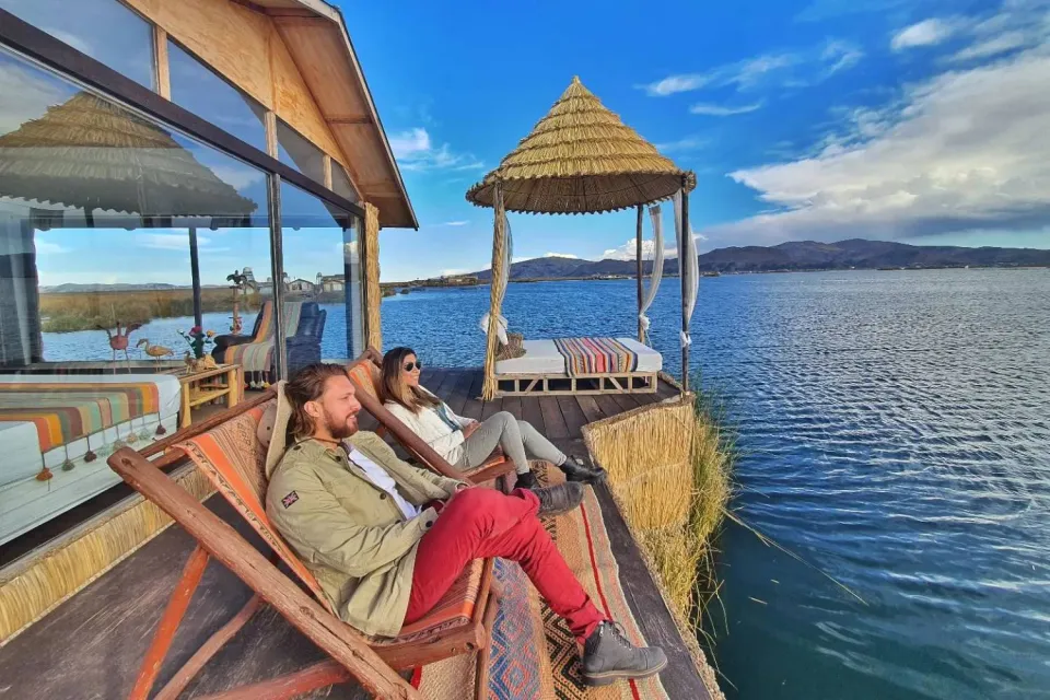 View of Lake Titicaca from the Titicaca Lodge | Ultimate Trekking