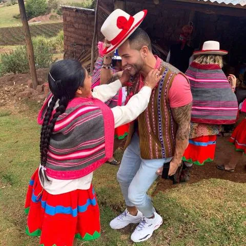 young person being welcomed by the hosts in their experiential tourism | Ultimate Trekking