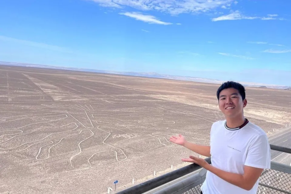 View of the Nazca Lines from the Lookout Tower | Ultimate Trekking