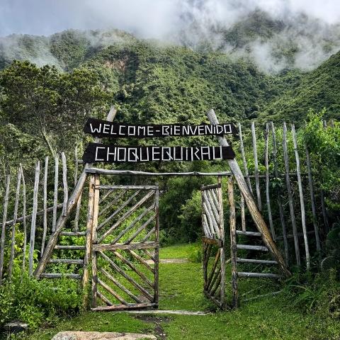 Entrance to Choquequirao | Ultimate Trekking