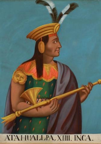Cusco painting of Atahualpa's appearance | Ultimate Trekking