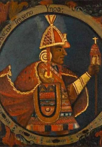 Cusco painting of Huascar's appearance | Ultimate Trekking