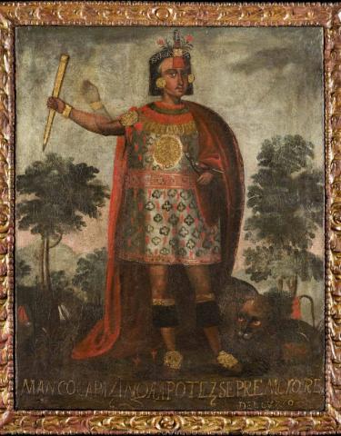 Cusco painting about Manco Capac | Ultimate Trekking