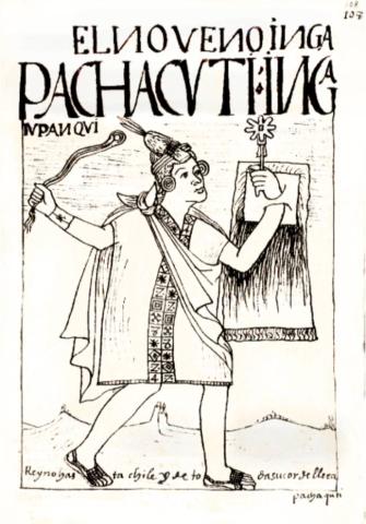 Graphic of Guaman Poma de Ayala by Pachacutec | Ultimate Trekking