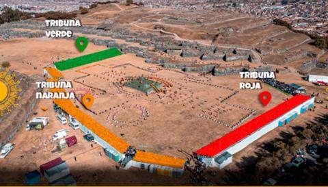 The three stands of Sacsahuayman for Inti raymi | Ultimate Trekking