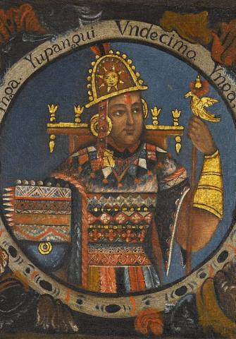 Cusco painting of Tupac Inca Yupanqui's appearance | Ultimate Trekking