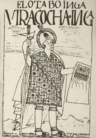 Graphic of Guaman Poma de Ayala by Viracocha Inca | Ultimate Trekking