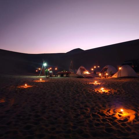 Campsites in the Huacachina dunes | Ultimate Trekking